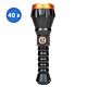 Laatikko, jossa on 40 kappaletta PNI Adventure F550 Crystal LED -taskulamppua