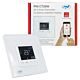 PNI CT26W WiFi-älykäs termostaatti sähköiseen lattialämmitykseen tai pumppausryhmään, lattia-anturi mukana, 10A, m