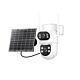 IP974S GSM 4G AOV -videovalvontakamera, PTZ, kaksoislinssi 2MP + 2MP, 8 W aurinkopaneeli, 7800 mAh:n lohkoakku