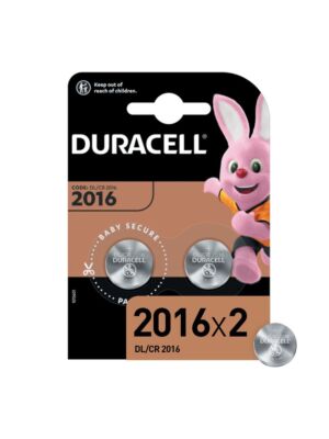 Duracell Specialized Lithium CR2016N -akut, 2 kpl