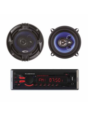 Radiopaketti MP3-autosoitin PNI Clementine 8440 4x45w + koaksiaaliset autokaiuttimet PNI HiFi650, 120W