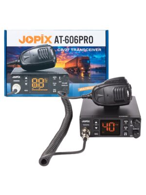 Statie radio CB JOPIX AT-606PRO ASQ, AM/FM, 4W, 12V-24V, PA, VOX, Kohinanvaimennin