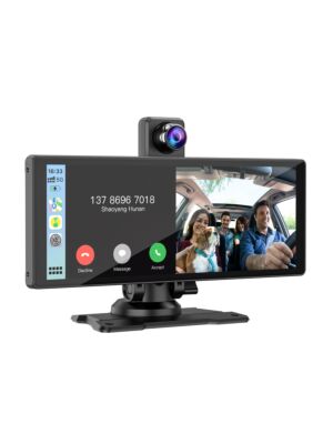 Automonitori videonauhurilla - PNI D1026 10,26 tuumaa, langaton Carplay, navigointi, musiikki, handsfree, bluetooth, FM-lähetin.