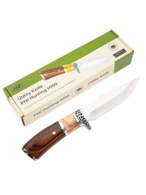 Metsästysveitsi PNI Hunting H100, pituus 215 mm, kansi mukana
