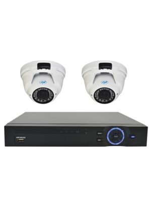 PNI-talon videovalvontasarja - NVR 16CH 1080P ja 2 kameraa IP2DOME 1080P varifocal