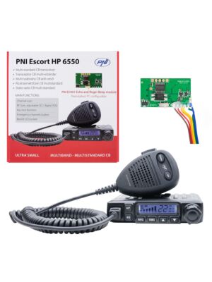 PNI Escort HP 6550 CB -radioasema, jossa on PNI ECH01