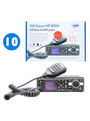 Bax 10 kpl CB-radioasemalla ja MP3-soittimella PNI