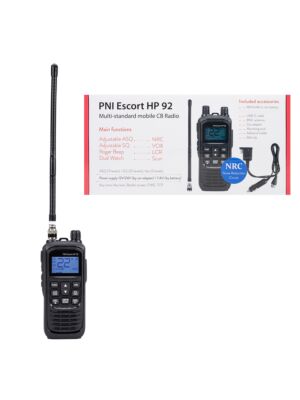 Kannettava CB-radioasema PNI Escort HP 92 ilman laturia, monistandardi, 4W, AM-FM, NRC, kaksoisvalvonta, Roger Beep, ASQ