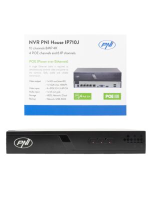 NVR POE PNI House IP710J, 10 kanavaa