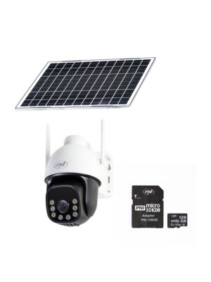 PNI IP74 Live AOV Black Light 4MP -videovalvontakamerapaketti ja PNI 128 Gt:n kortti