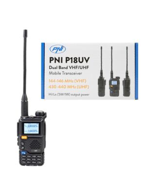 Kannettava VHF/UHF-radioasema PNI P18UV, kaksikaistainen