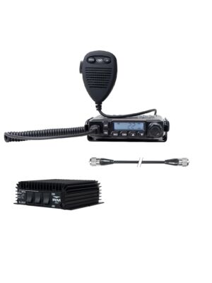 CB-radioasema PNI Escort HP 6500 PRO, ASQ, VOX, NRC + vahvistin RX-TX KL203P, AM-FM-SSB, 100 W, 12 V ja kaapeli 