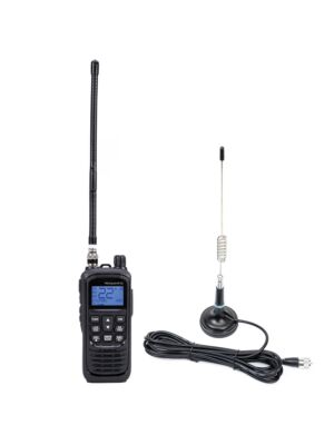Kannettava CB-radioasemapaketti PNI Escort HP 92 monistandardi 4W, 12-24V AM-FM CB-antennilla PNI ML29 magneetilla