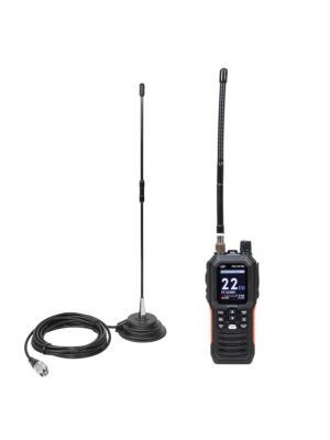 Kannettava CB-radioasemapaketti PNI Escort HP 102 monistandardi, 4W, 12V-24V, AM-FM CB-antennilla PNI Extra 40 magneeteilla