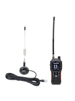 Kannettava CB-radioasemapaketti PNI Escort HP 102 monistandardi, 4W, 12V-24V, AM-FM, CB-antenni PNI ML29 magneetilla
