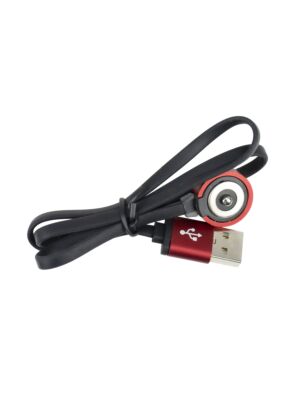 USB-kaapeli PNI Adventure F75-taskulamppujen lataamiseen, magneettikosketin, pituus 50 cm