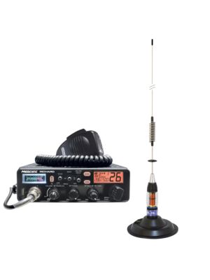 Kit Radio CB President Richard ASC 10M + CB Antenni PNI ML70, pituus 70cm, 26-30MHz, 200W