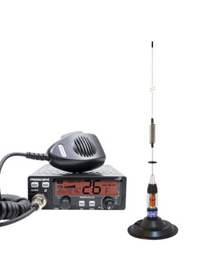 Kit Radio CB President RONALD ASC 10/12M + CB Antenni PNI ML70