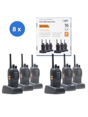 6 kannettavan radioaseman sarja PNI PMR R40 PRO