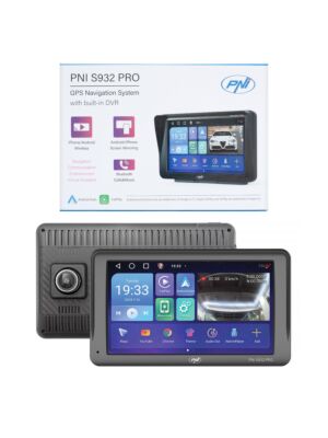 GPS-navigointijärjestelmä sisäänrakennetulla DVR PNI S932 PRO 7 tuuman näytöllä