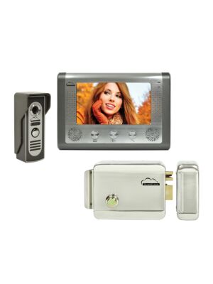 SilverCloud House 715 -videopuhelinsarja, jossa on 7 tuuman LCD-näyttö ja SilverCloud YL500 sähkömagneettinen Yala
