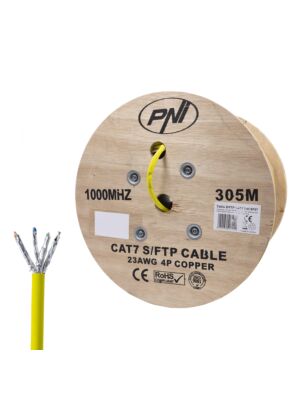 Kaapeli S/FTP CAT7 PNI SF07, 10Gbps, 1000MHz