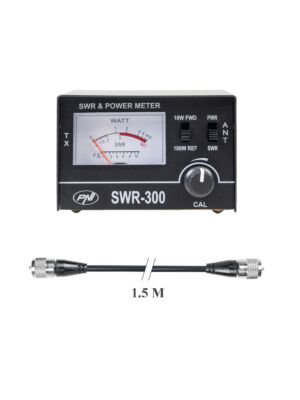 PNI SWR-300 PWR-SWR -mittarin heijastinpaketti, SWR-mittaukseen ja PNI R150 -liitäntäkaapeli
