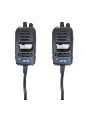 Paketti 2bc TTi TCB-H100 Kannettava CB-radioasema, 12V/24V virtalähde, Roger Beep, Squelch