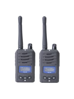 Kannettava PMR-radioasema TTi TX110 asetettu 2 bc: llä