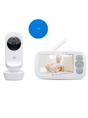 Pakkaus Video Baby Monitor Motorola VM34 4,3 tuuman näytöllä + Sticky Pad Sininen