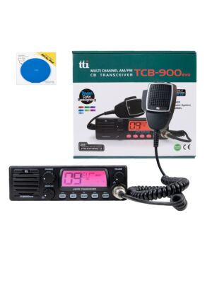 Pakettiradio CB TTi TCB-900 EVO + Gift Sticky pad Sininen