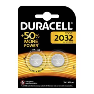 Duracell-paristojen erikoisuudet Lithiu, DL / CR2032, 2 kpl koodi 50004349