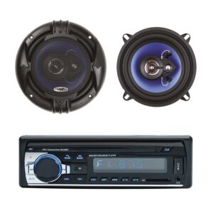 Pakettiradio MP3-autosoitin PNI Clementine 8428BT 4x45w + koaksiaaliset autokaiuttimet PNI HiFi650