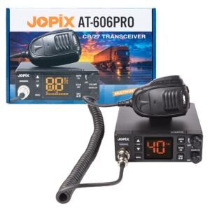 Statie radio CB JOPIX AT-606PRO ASQ, AM/FM, 4W, 12V-24V, PA, VOX, Kohinanvaimennin