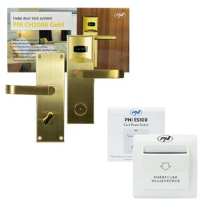 Yala PNI CH2000R Gold Hotel Access Control Package ja PNI ES100 -korttikytkin