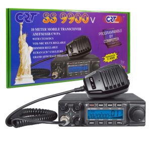 Amatööriradioasema CRT SS 9900V AM, FM, LSB, USB, CW 28-29.7Mhz, ASQ, DTMF, Roger Beep, 12V, CTCSS, DCS, ohjelmoitava