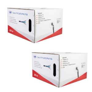 Box 2 Rolls x 305m FTP-kaapeli CAT6 PNI F06