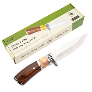 Metsästysveitsi PNI Hunting H100, pituus 215 mm, kansi mukana