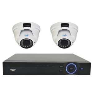 PNI-talon videovalvontasarja - NVR 16CH 1080P ja 2 kameraa IP2DOME 1080P varifocal