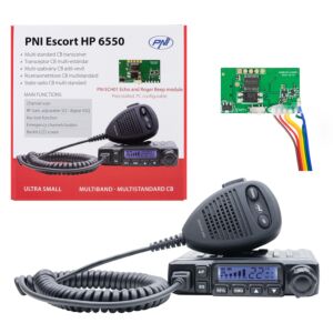 PNI Escort HP 6550 CB -radioasema, jossa on PNI ECH01
