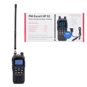 Kannettava CB-radioasema PNI Escort HP 92 ilman laturia, monistandardi, 4W, AM-FM, NRC, kaksoisvalvonta, Roger Beep, ASQ