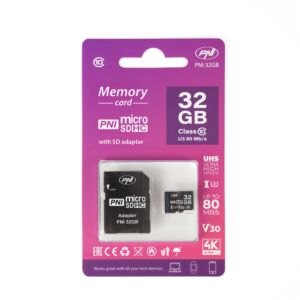 PNI 32 Gt:n MicroSD-muistikortti SD-sovittimella