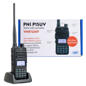 Kannettava VHF / UHF-radioasema PNI P15UV