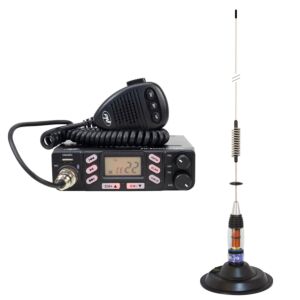 CB-radioasemapaketti PNI Escort HP 6800 ASQ, 12/24 V, CB-antennilla PNI ML70 magneetilla