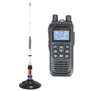 Kannettava CB-radioasemasarja PNI Escort HP 92 monistandardi 4W, 12-24V AM-FM CB-antennilla PNI ML70 magneetilla
