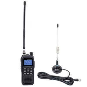 Kannettava CB-radioasemapaketti PNI Escort HP 92 monistandardi 4W, 12-24V AM-FM CB-antennilla PNI ML29 magneetilla