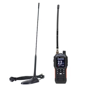 PNI Escort HP 102 Multi Standard -kannettava CB-radioasema, 4W, 12V-24V, AM-FM ja PNI Extra 45 CB -antenni magneetilla