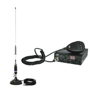 CB PNI ESCORT HP 8024 ASQ -radioasema + CB PNI S75 -antenni magneeteilla