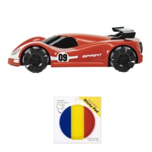Silvercloud RedOne Sports Car Toy Pack, jossa on tahmainen lipun kaukosäädin mukana