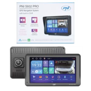 GPS-navigointijärjestelmä sisäänrakennetulla DVR PNI S932 PRO 7 tuuman näytöllä